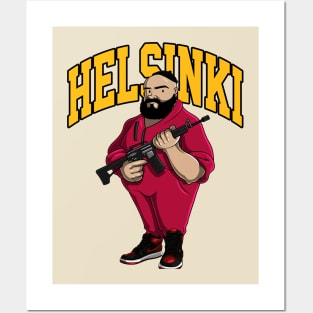 Helsinki Money Heist Posters and Art